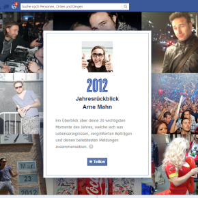 Euer persönlicher Facebook-Jahresrückblick Euer persönlicher Facebook-Jahresrückblick
