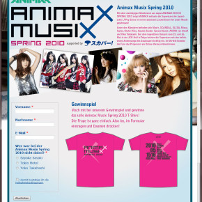 Animax Musix Microsite Animax Musix Microsite